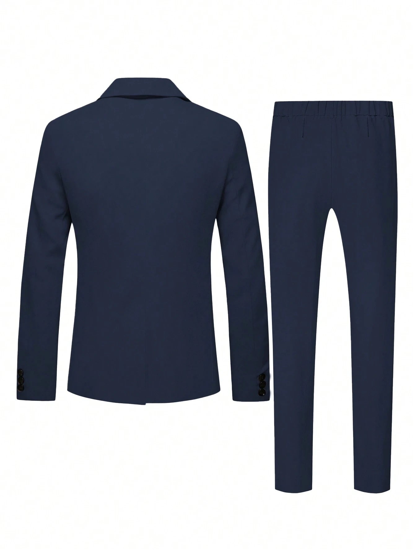 Elevate Your Style: Manfinity Mode Men's Business Suit Jacket and Pant Set with Notched Lapel