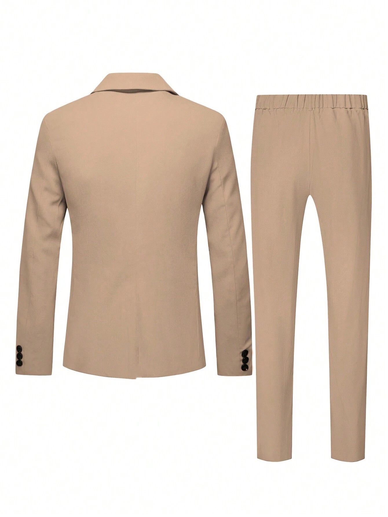 Elevate Your Style: Manfinity Mode Men's Business Suit Jacket and Pant Set with Notched Lapel