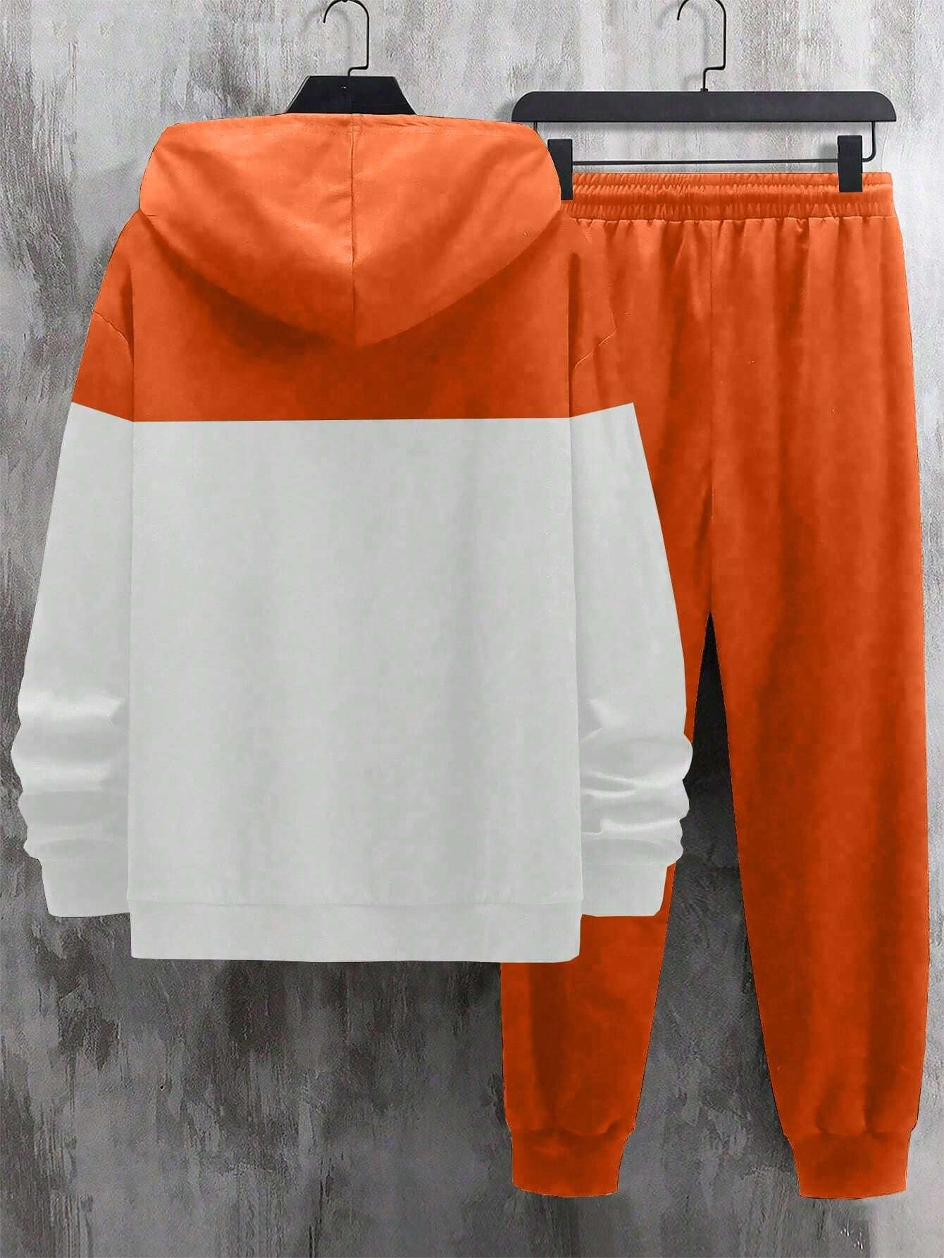 Stylish Manfinity Homme 2-Piece Men's Casual Hoodie & Sweatpants Set - Perfect for Autumn/Winter!